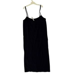 Boutique Women OS Black Spandex Bodycon Tube Slip‎ Micro Mini Dress 707 READ